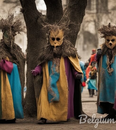 Belgian masquerade traditions festival