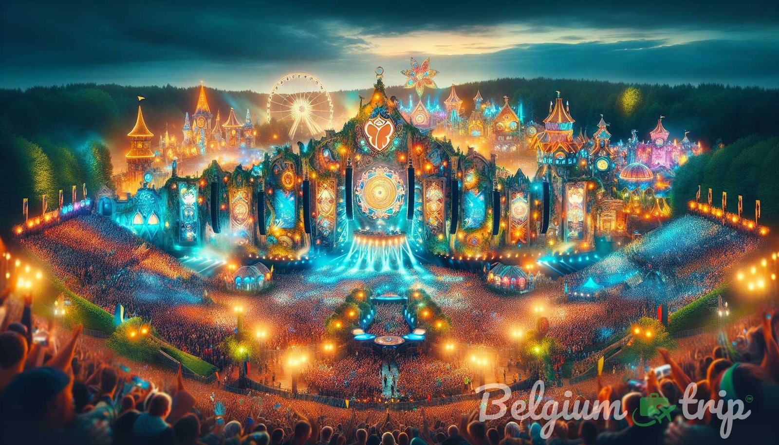 Illustrazione per la sezione: 4. Tomorrowland - celebrazioni in Belgio