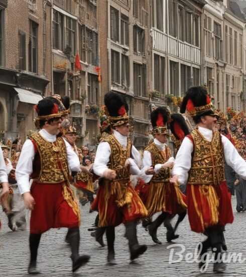 Celebrazione delle feste storiche del Belgio